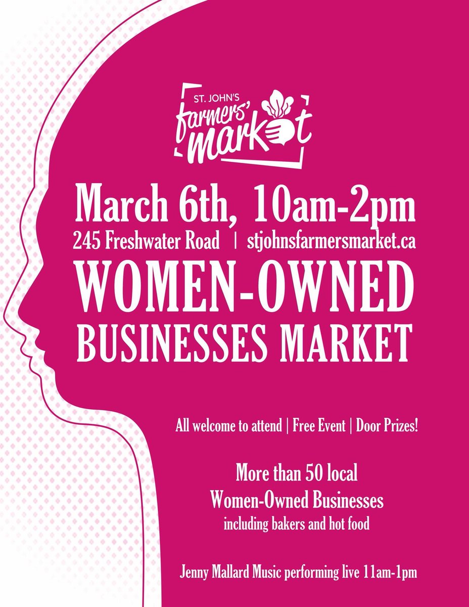 The SJFM Women-Owned Business Market is this  Sunday, March 6th, 10am-2pm . 

So many amazing local women-owned businesses who contribute to our community for you to come support!
All welcome to attend! Free Admission! Door prizes!

Entertainment 11am-1pm: Jenny Mallard Music