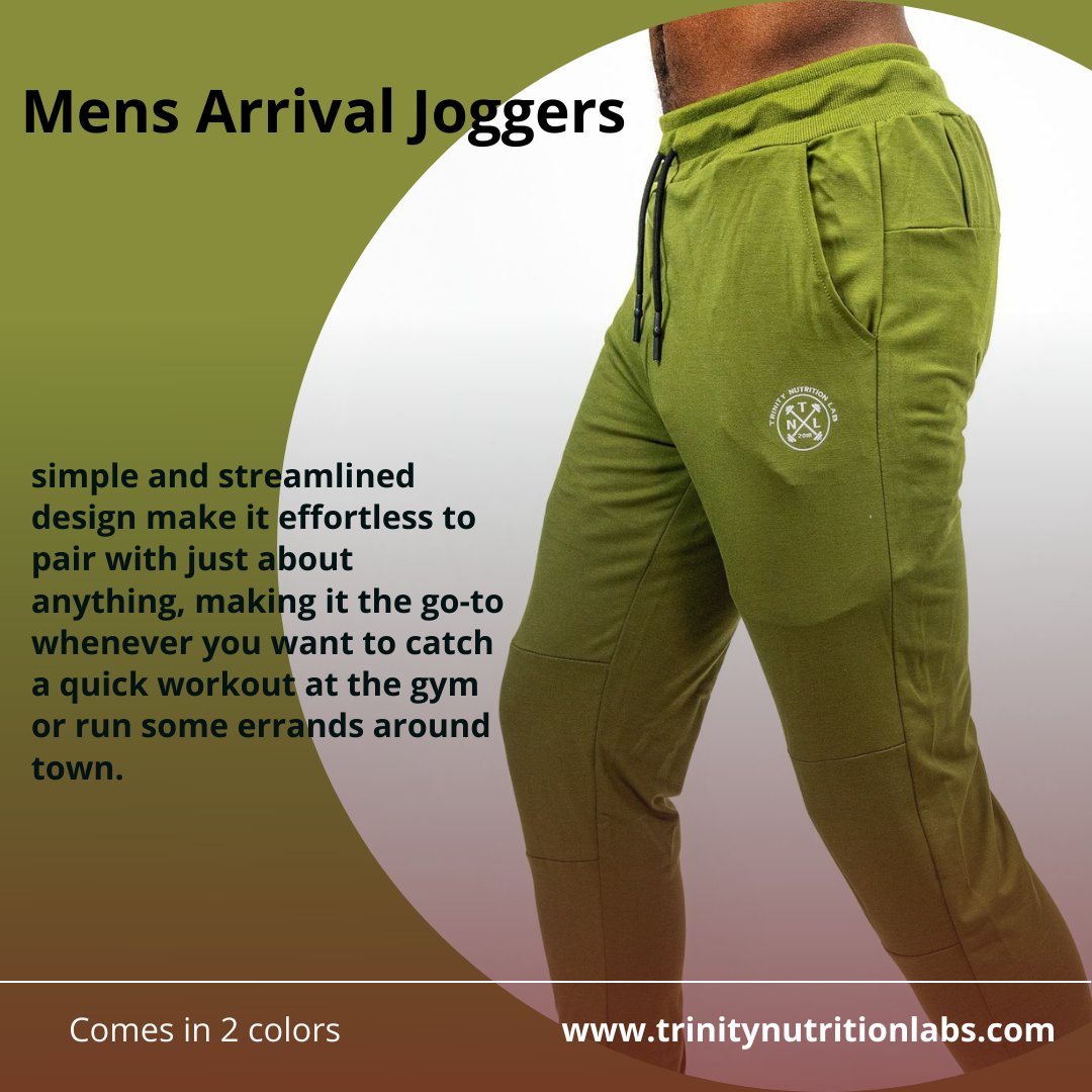 trinity_lab1's tweet image. Simple and streamlined making the arrival joggers great in and out of the gym.

#trinitynutritionlab #joggers #fashion #joggerpants #hoodies #jogger #streetwear #tracksuit #joggerstyle #tracksuits #tshirt #style #leggings #hoodie #jeans #fitness #gymwear