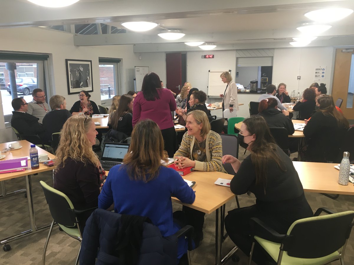 Delighted to welcome our fabulous Mentors to 'live' ECF training @SCDSchool: much energy and laughter. Thank you to facilitators, Nikki and Louise @SCDSchool and Nikki @esa_learning. Making the difference together in partnership with @ChallonersHigh Bucks Hub and @bestpracticenet https://t.co/1V7PWx0PR0