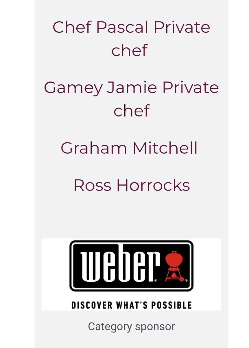 gmitchy01's tweet photo. Well just got the news!! Absolutely blown away and humbled, Im now shortlisted to the final 4 for best game chef at the eat game awards 2022!!! https://t.co/QDoajHeRzj
#supportlocal #gamechef #scotland #seasonal #flyingtheflagagain #awardceremony #london #seeninthedeen https://t.co/vAr2r5EQvG
