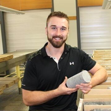 Our 2022 BP Prize for best overall student presentation went to Cole McCormick, PhD student <a href="/UoM_EES/">Earth Sciences at the University of Manchester</a>
Cole's presentation 'Experimental study of extensional to shear failure: does hybrid failure exist?' was praised for its accessibility and quantity of experiments.
Nice one Cole!