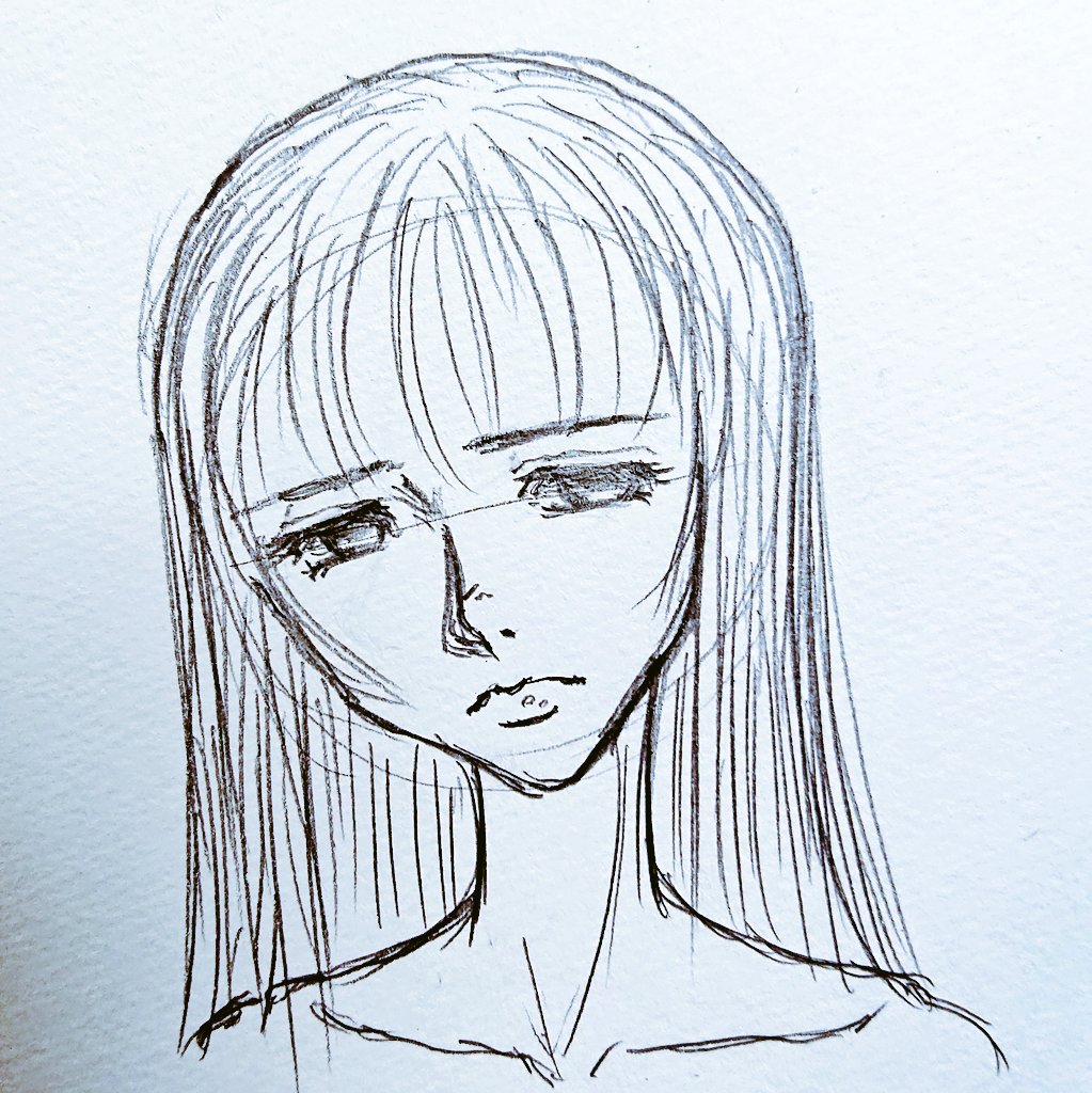 今日の夜のお絵描き 