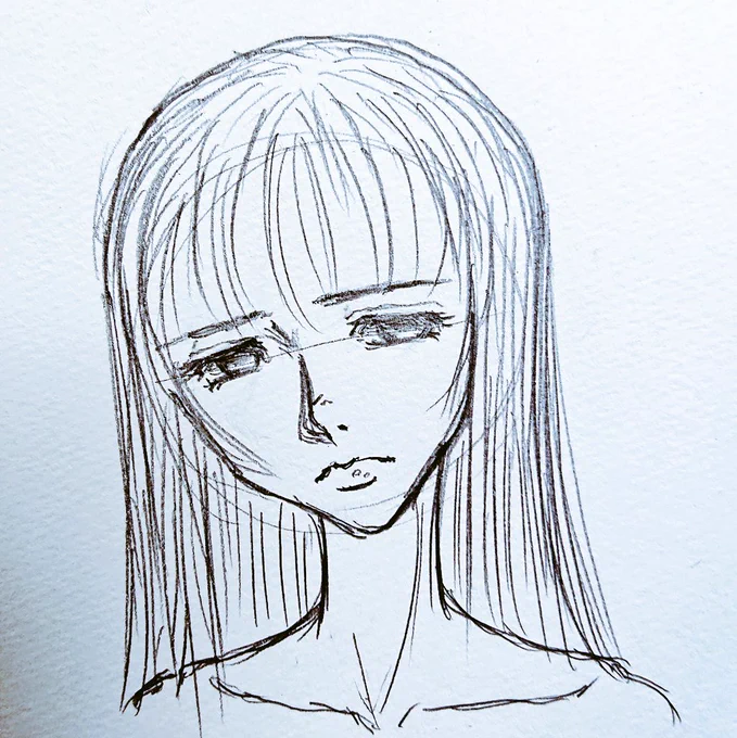 今日の夜のお絵描き 