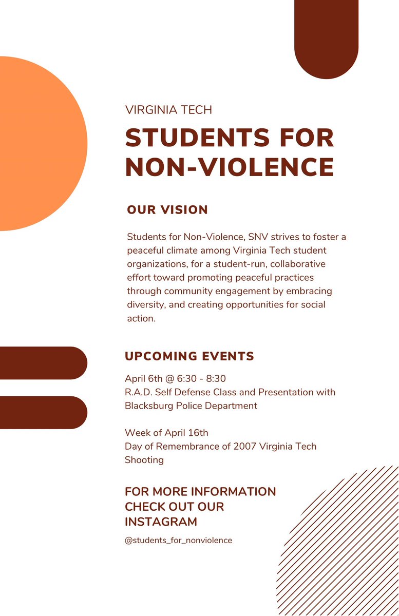 CPSVPVT's tweet photo. Happy to announce CPSVP's wonderful student organization: Students for Non-Violence! https://t.co/ud0qw705kW