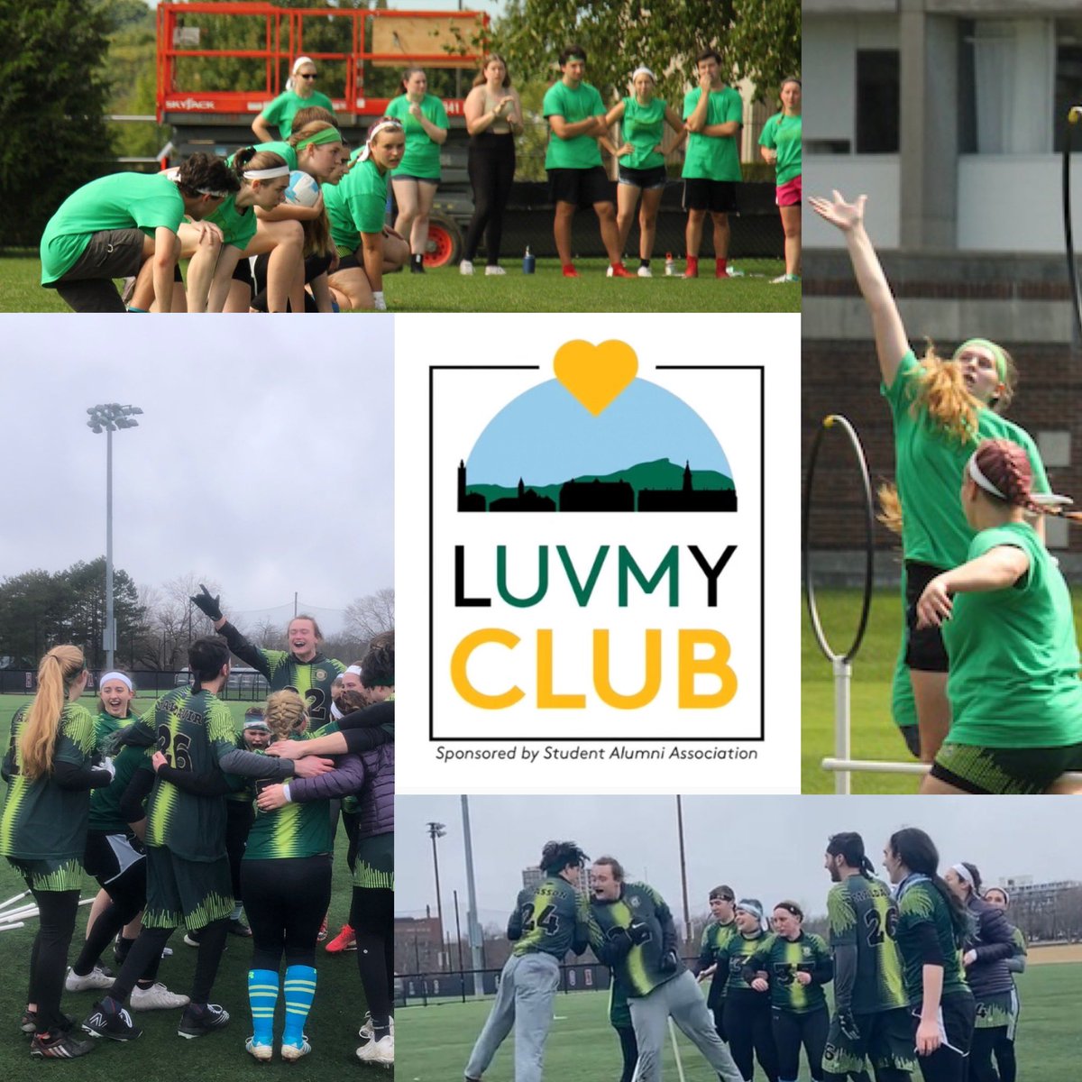 UVMQ's tweet photo. UVMQ is participating in this years annual Luv My Club fundraising event!! Friends, Family, and Fans can follow the link in our Instagram bio to support the UVM Quidditch Club! Every dollar counts! Thank you so much for your support and, as always, #rolluvmq ⚡️⚡️⚡️💕💕💕 https://t.co/FUC6AmQOG4