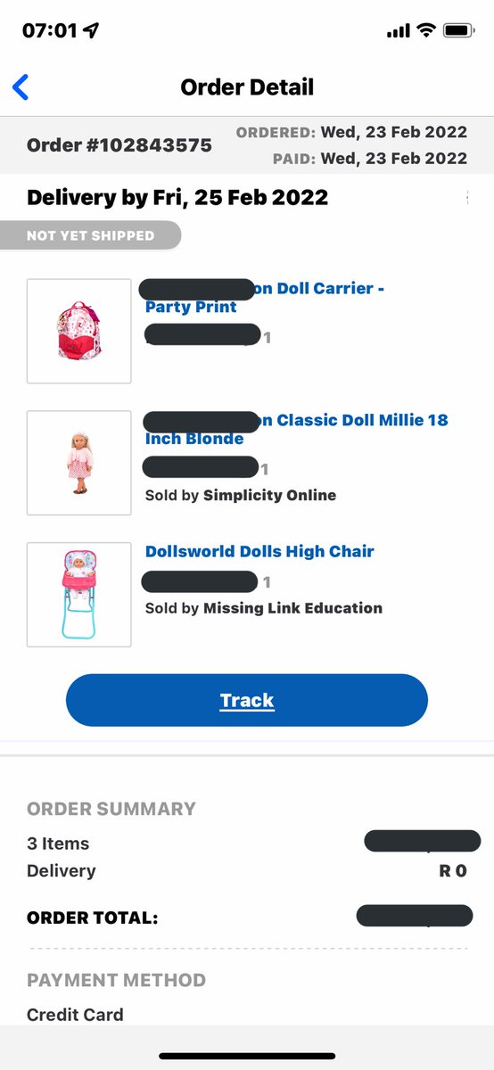 klakza's tweet photo. .@TAKEALOT has let down a 4yr old for her bday by failing to dispatch all of her presents by promised date. She will now wake up having been let down by your company. I hope you can make a plan to deliver on your false promises by this evening despite your team already saying no https://t.co/HtM0LNK9UY