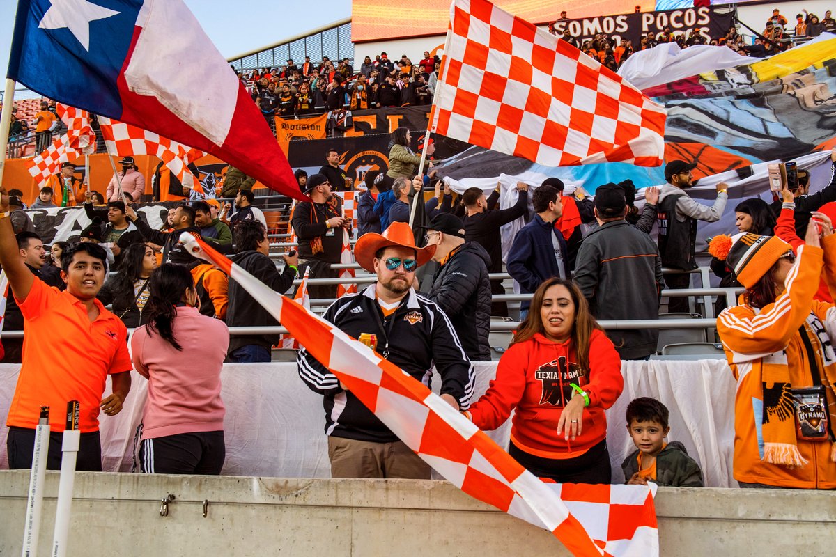 HoustonDynamo's tweet photo. Thanks for bringing the noise last night, H-Town 🧡

#HoldItDown https://t.co/0PpZqyPZoI