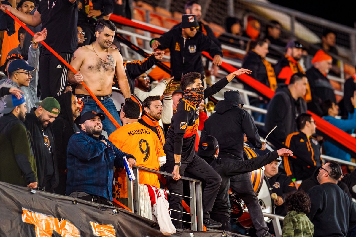 HoustonDynamo's tweet photo. Thanks for bringing the noise last night, H-Town 🧡

#HoldItDown https://t.co/0PpZqyPZoI