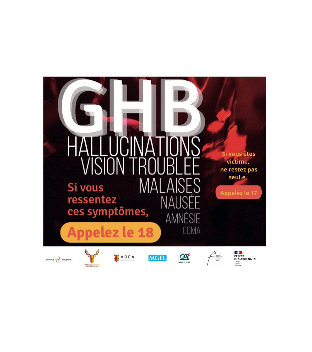 Prefet08's tweet photo. ❗️#plangouvernemental anti-#GHB 
contre le #GHB et les violences sexistes et sexuelles https://t.co/nEo2kNXetw