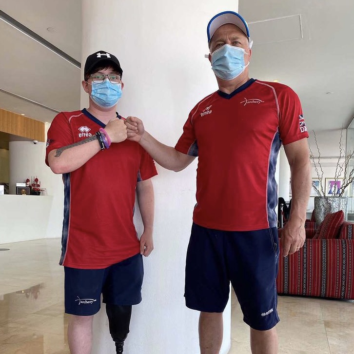 Congratulations/Llongyfarchiadau <a href="/Daphillips2266/">Dave Phillips</a> and his partner Cameron Radigan on winning Silver in the Men's Team Recurve at the World Archery Para Championships in Dubai 🏹🥈

<a href="/archerygb/">Archery GB</a> <a href="/worldarchery/">World Archery</a>