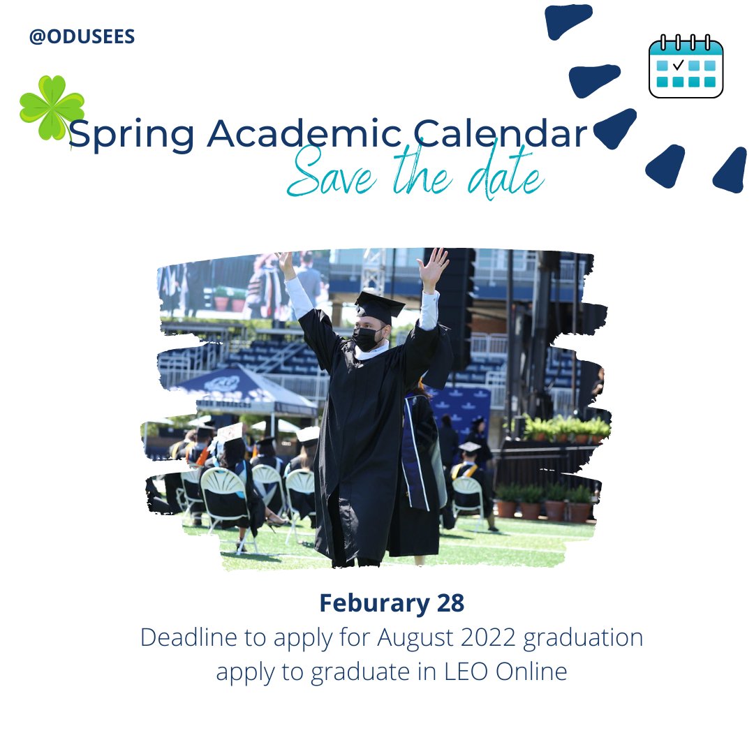 Odu Spring 2022 Calendar Academiccalendar - Twitter Search / Twitter