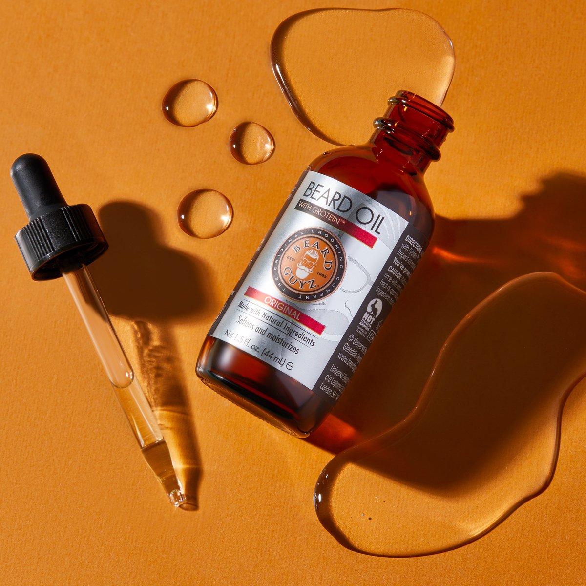 BeardGuyz's tweet photo. Get that #BeardGuyz shine 🔥 Our Beard Oil smooths frizz, softens facial hair, and deeply hydrates.

Visit https://t.co/Hgovbp8PAd to boss up your beard game 💯 https://t.co/7pK45MYEo6