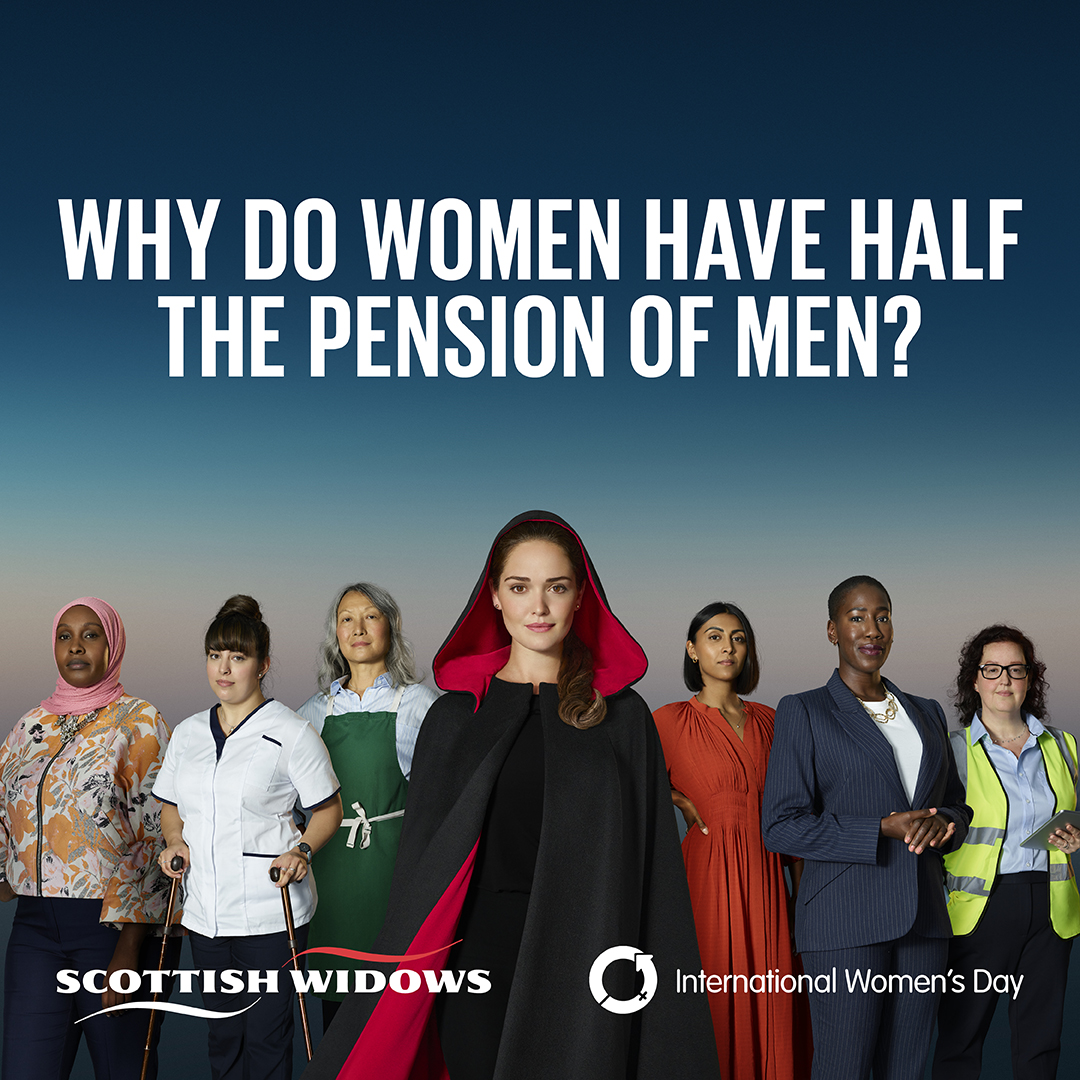 ScottishWidows's tweet photo. On average, a woman retiring today has a pension pot half the size of a man’s.

This #InternationalWomensDay find out why on our website.

#GenderPensionGap #IWD2022