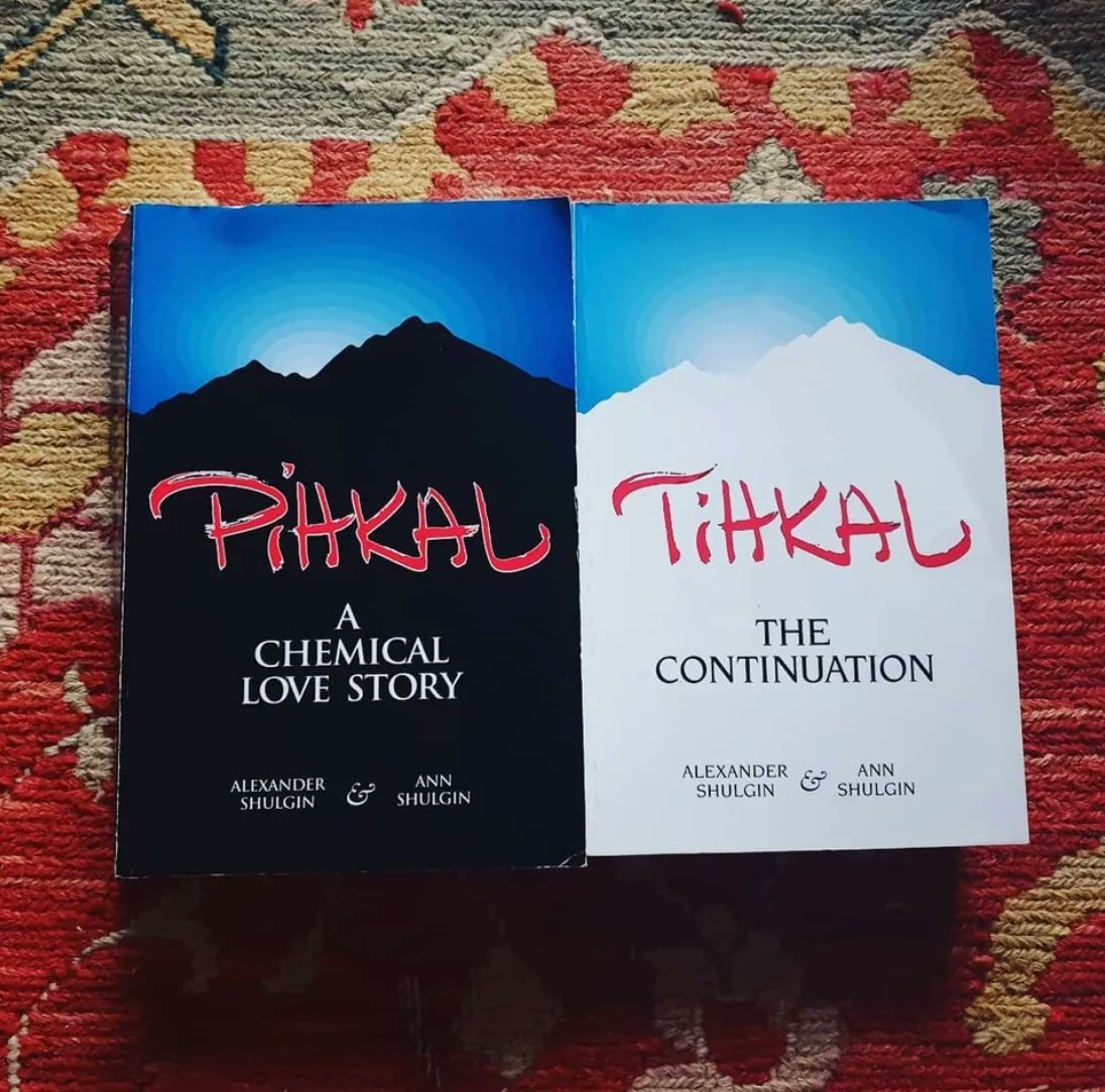 SynergeticPress's tweet photo. Have you read the psychedelic classics #PIHKAL & #TIHKAL? Wanting to ensure that his life’s work researching #psychoactivecompounds did not disappear with him, Sasha Shulgin and his wife Ann, co-authored PiHKAL in 1991.
📸 by @organergy
Get yours: https://t.co/Tu2v9LnFly https://t.co/gx9LDCaSfO