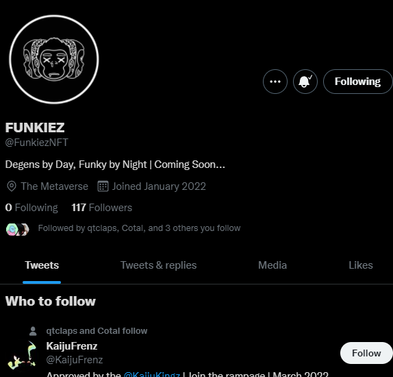 40stkenneth's tweet photo. @qtclaps @FunkiezNFT @CotalTV @FrostyJayss @zaxinat0r https://t.co/AYZ9P9Zl5G