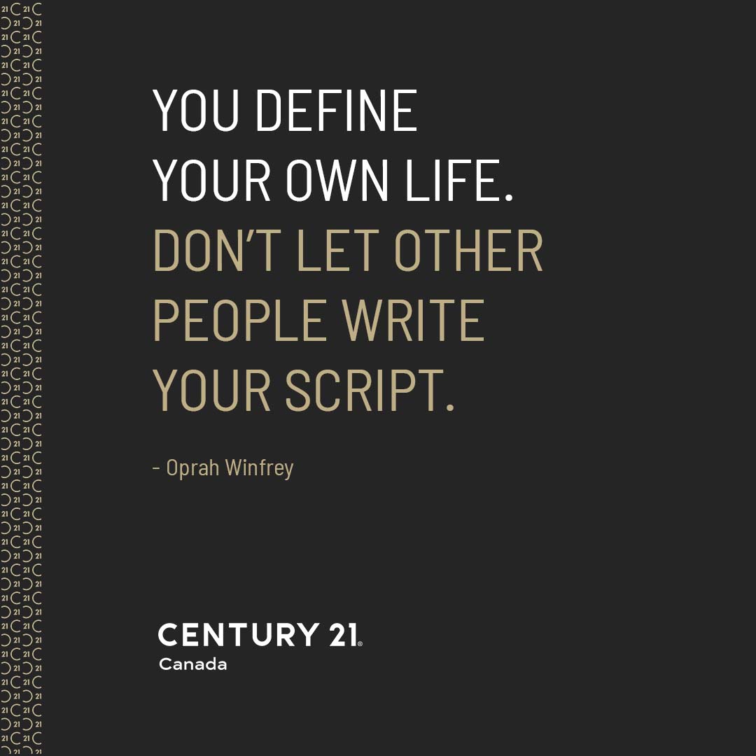 Century21First's tweet image. Write your own script this Monday. #MotivationMonday