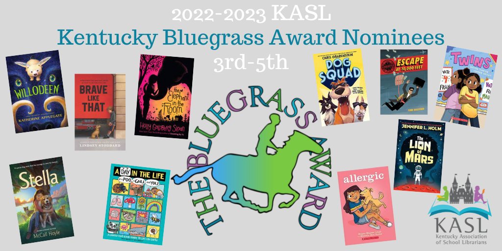 2022-2022 3-5 KBA nominees

<a href="/GraphixBooks/">Graphix Books 💥</a> 
<a href="/LindseyStoddard/">Lindsey Stoddard</a> 
<a href="/TheMikeBarfield/">Mike Barfield</a>
<a href="/CGrabenstein/">Chris Grabenstein</a>
<a href="/HGoldbergSloan/">Holly Goldberg Sloan</a>
<a href="/McCallHoyle/">McCall Hoyle</a>
<a href="/varianjohnson/">Varian Johnson</a>
<a href="/kaaauthor/">Katherine Applegate (kaaauthor.bsky.social)</a>

<a href="/KASL_Librarians/">KASL</a>