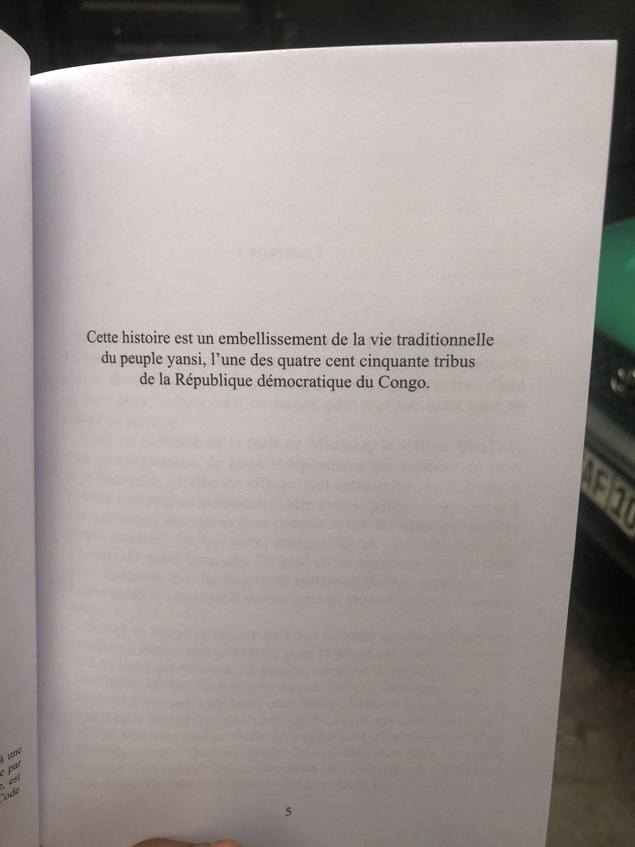 Ka__Bibii's tweet photo. Bonjour Twitter ! Mon papa a écrit un livre.
Je suis trop fière de lui 😭🥰
Anecdote: BWAL’ABI signifie notre village en langue Yansi
RT très appréciés
Twitter, do your thing https://t.co/q5oC1KNi8S