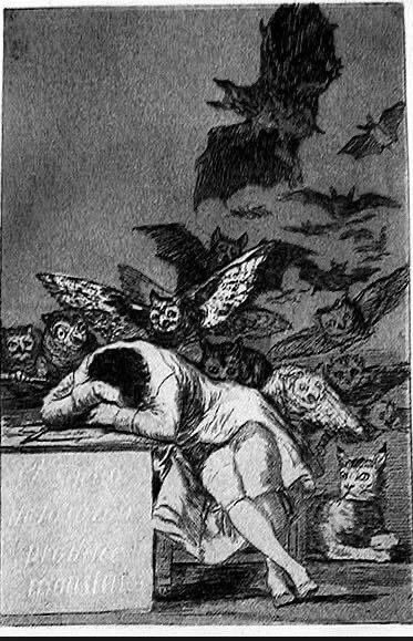 The Sleep of Reason Produces Monsters, #Goya https://t.co/5rgUdfaqoC