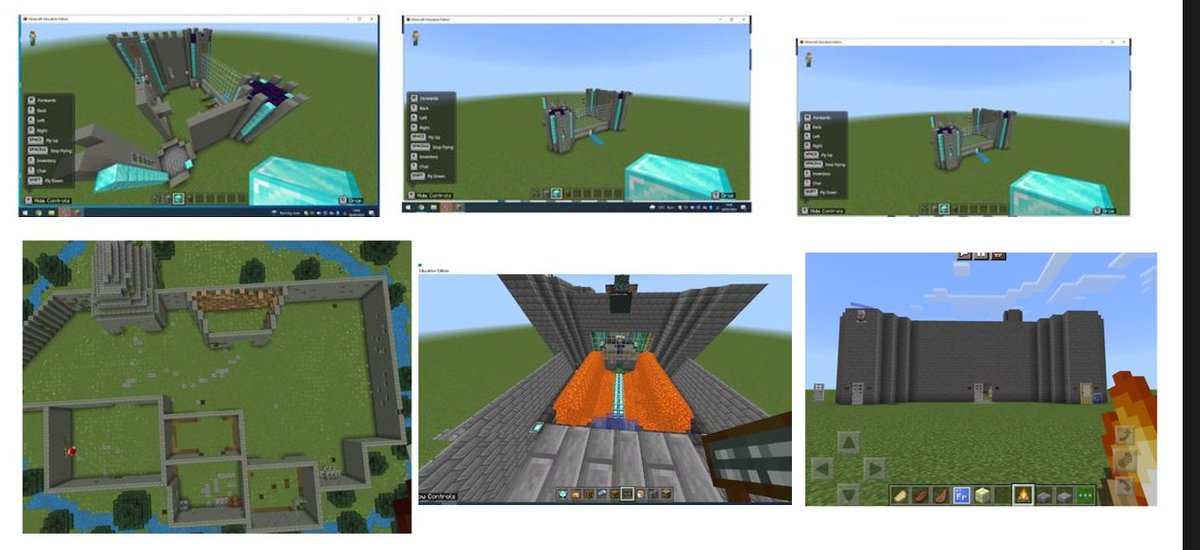 TerraceRoad's tweet photo. #TRPMacaws have been busy building Welsh castles on Minecraft Education today. Fantastic collaboration and problem solving today #TRPscitech #TRPdcf #TRPcym #TRPeddie https://t.co/FQvCTu5xWX