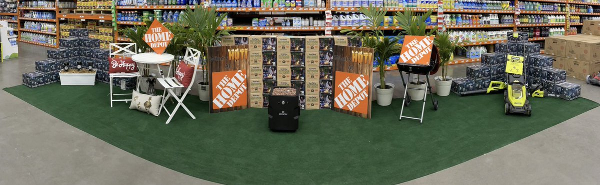 Thank you Ron and Anthony for your inspiration in our store today! It’s looks great and our customers are excited as they pass by! Spring is here!!!!