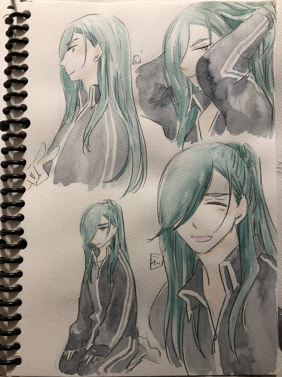 #今月描いた絵を晒そう
日付け変わっちゃいましたが多分上げてないやつどうぞ
膝丸さんのは本日の日替わりヘッダですね 