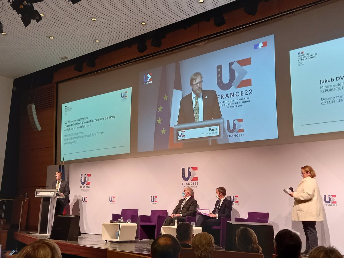 LucyintheskyLu's tweet photo. "We will continue were the French colleagues left off." Jakub Dvoracek confirming there will be 2 events on rare, one in summer and one in autumn during the Czech Presidency. Rare 2030 reccomendations as a solid base for action. https://t.co/khk8QAPQnX
