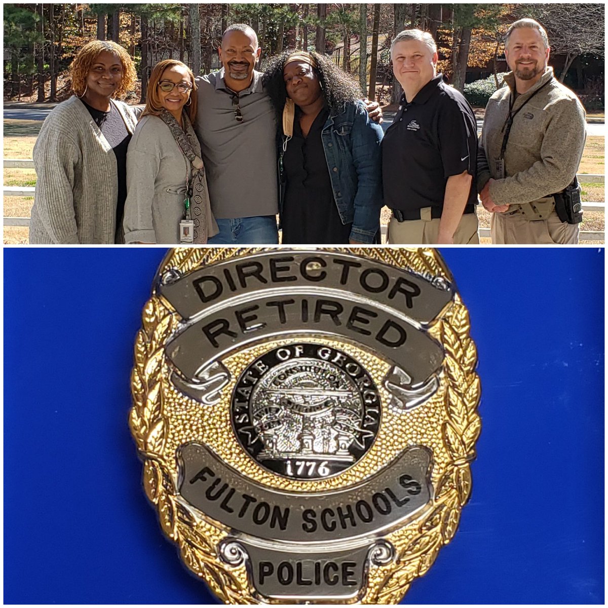 Incredibly proud of the department in whom we have become over the years. FCS Team Safety &amp; Security is second to none. Be assured they will take from here. My tomorrow begins TODAY! "School Police 100 is Code 8!"