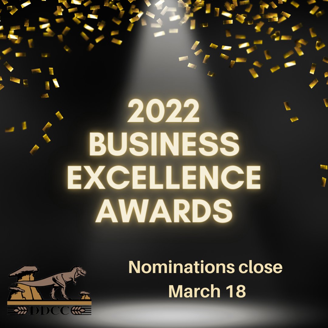 We are thrilled to have 40 businesses, nonprofits and individuals already nominated for this year's Business Excellence Awards. But we would love to have some more nominations! drumhellerchamber.com/blog-post/nomi… #Drumheller