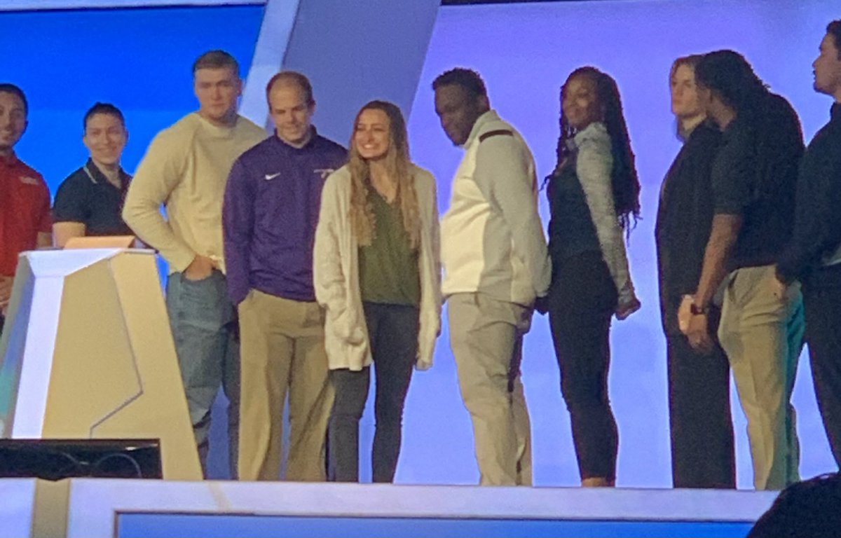 Congrats to <a href="/Coach_Collins8/">Colt Collins</a> being introduced as a R.O.C.K. in the mentor program through <a href="/THSCAcoaches/">THSCA</a>   Great job representing <a href="/PrincetonISD/">Princeton ISD</a> <a href="/PrincetonAth/">Princeton Athletics</a>