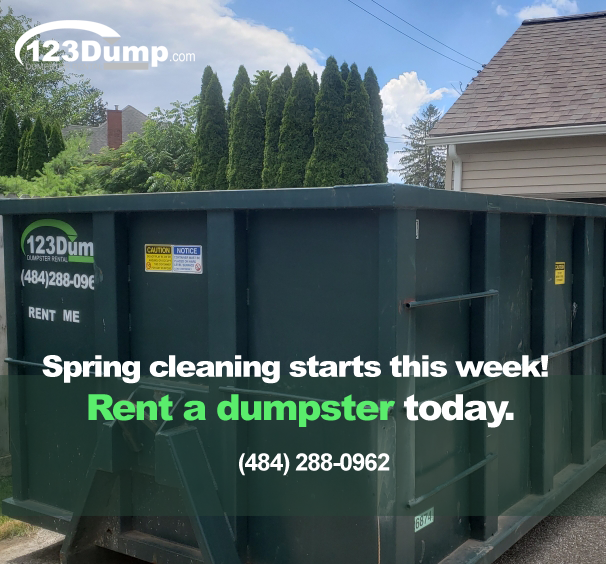 123dumpcom's tweet photo. Spring Cleaning Special! One Free Rental Week ($25 savings)!  #YouCanDoIt #123dump #dumpster #dumpsterrental #HomeProjects  Call/Text (484) 288-0962 https://t.co/pfSHPJBjR4