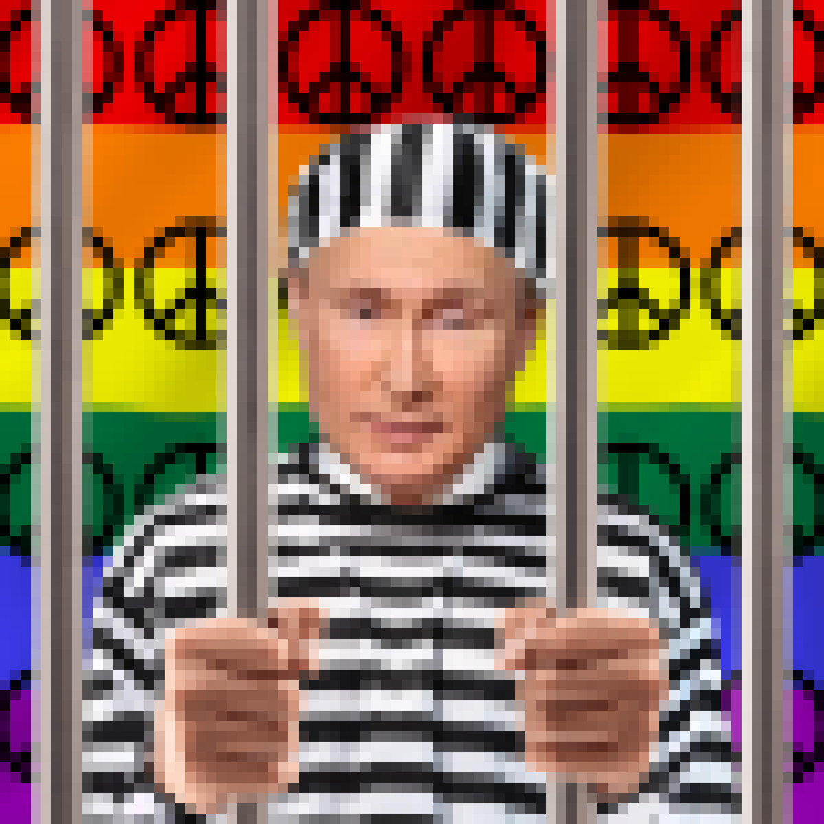 Things #putin hates most

☮ Peace
🕊Freedom 
🏳️‍🌈Universal Love

Own history; opensea.io/collection/put…

#nft #nfts #pixelart #PutInJail #Ukriane