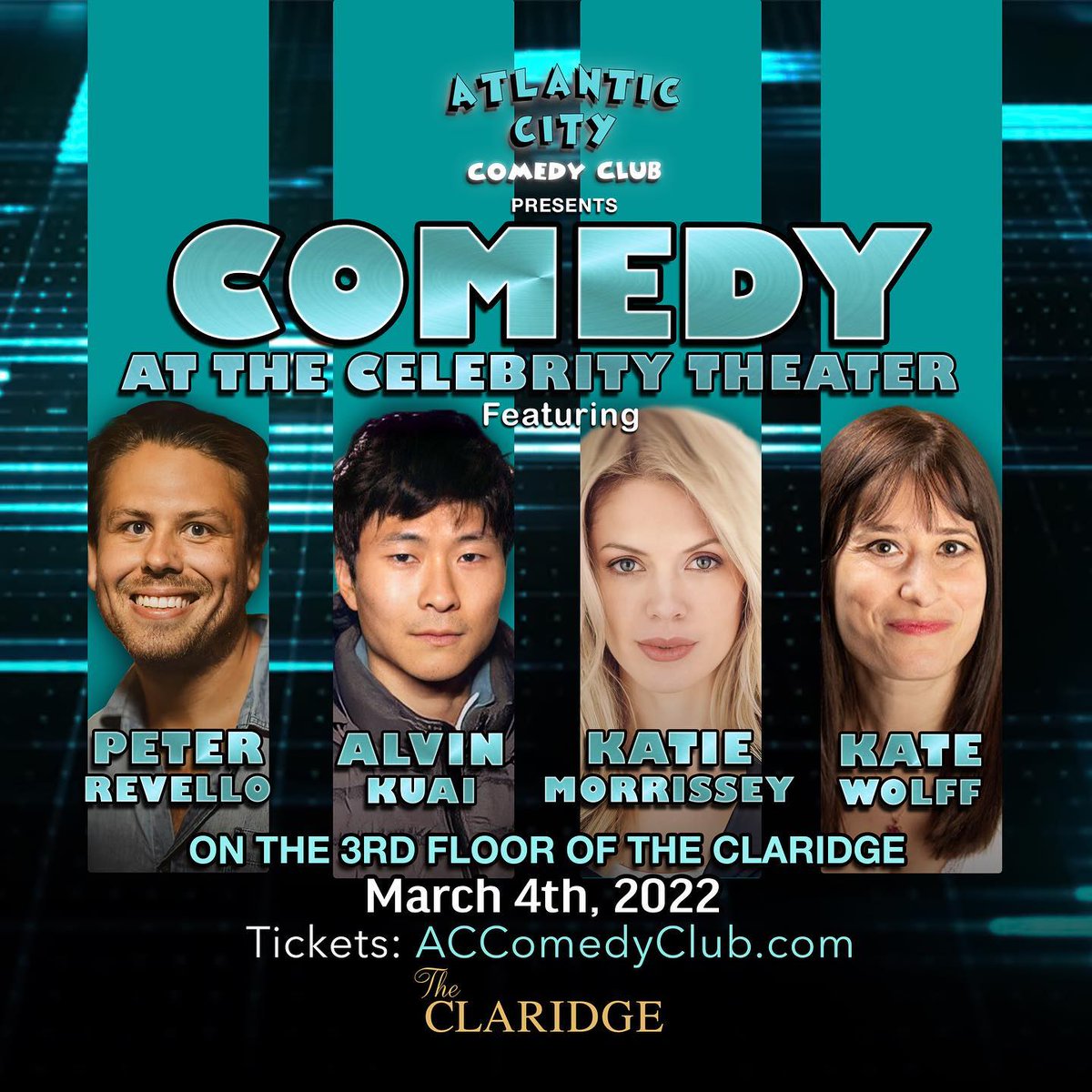 We had a hilarious weekend at Atlantic City Comedy Club with <a href="/AshleyAustinMo1/">Ashley Austin Morris</a> @AnkaraSavone <a href="/RUSGUTIN/">RUS GUTIN</a>! Get your tickets to join us this Friday for Comedy at the Celebrity Theater w/ <a href="/peter_revello/">Peter Revello</a> <a href="/PonyBolognaCity/">katie morrissey</a> <a href="/TheKateWolff/">Kate Wolff</a> &amp; Alvin Kuai: atlanticcitycomedyclub.com/events/comedy-…