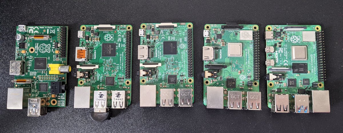 Igfasouza's tweet image. 10 year already. #JavaOnRaspberryPi

PI1, PI2, PI3, PI3b and PI4

#RaspberryPi10