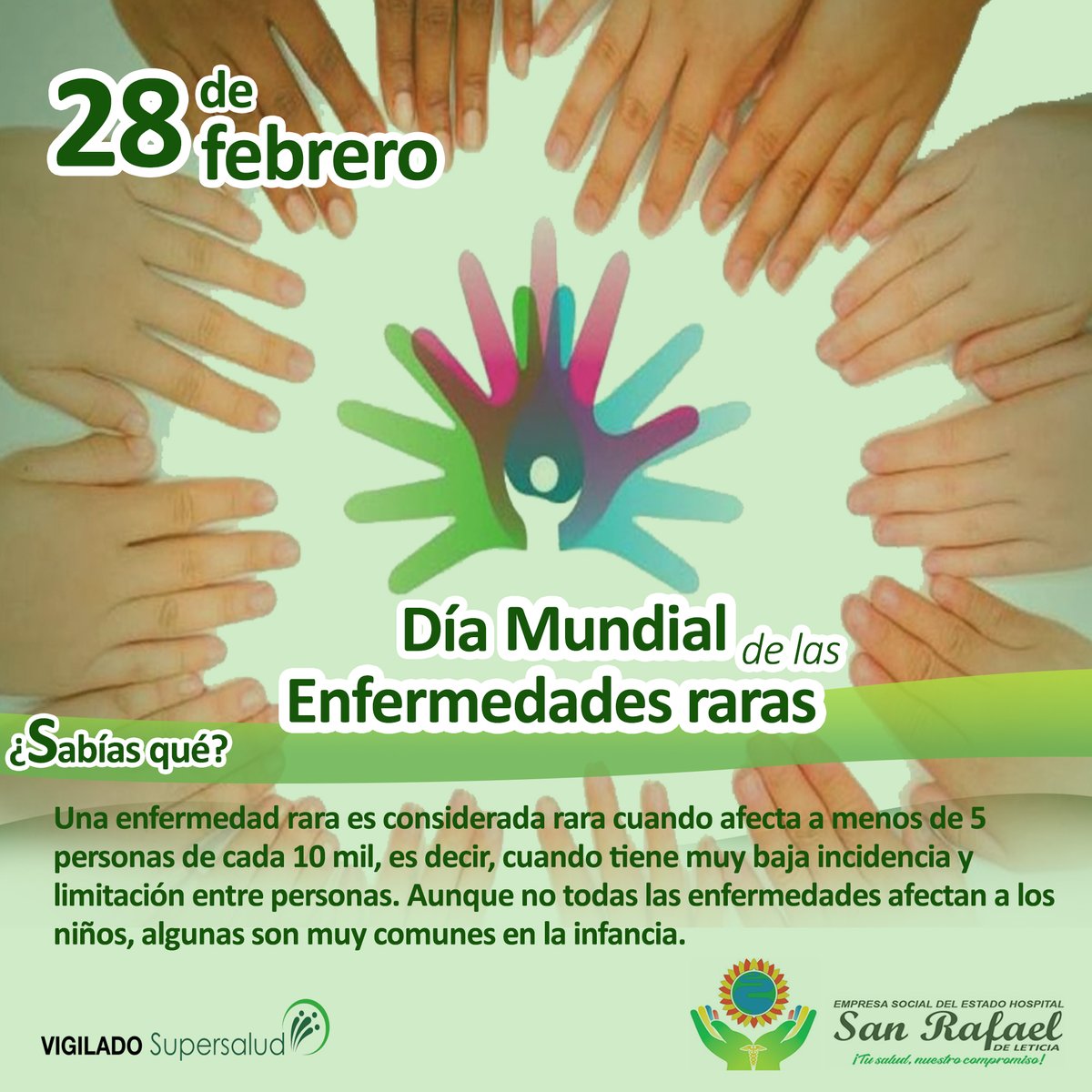 LeticiaHospital's tweet photo. #BienestarESE| 🏥🍃 #DiaMundialDeLasEnfermedadesRaras 

 @Supersalud https://t.co/gPSd8RIaxf