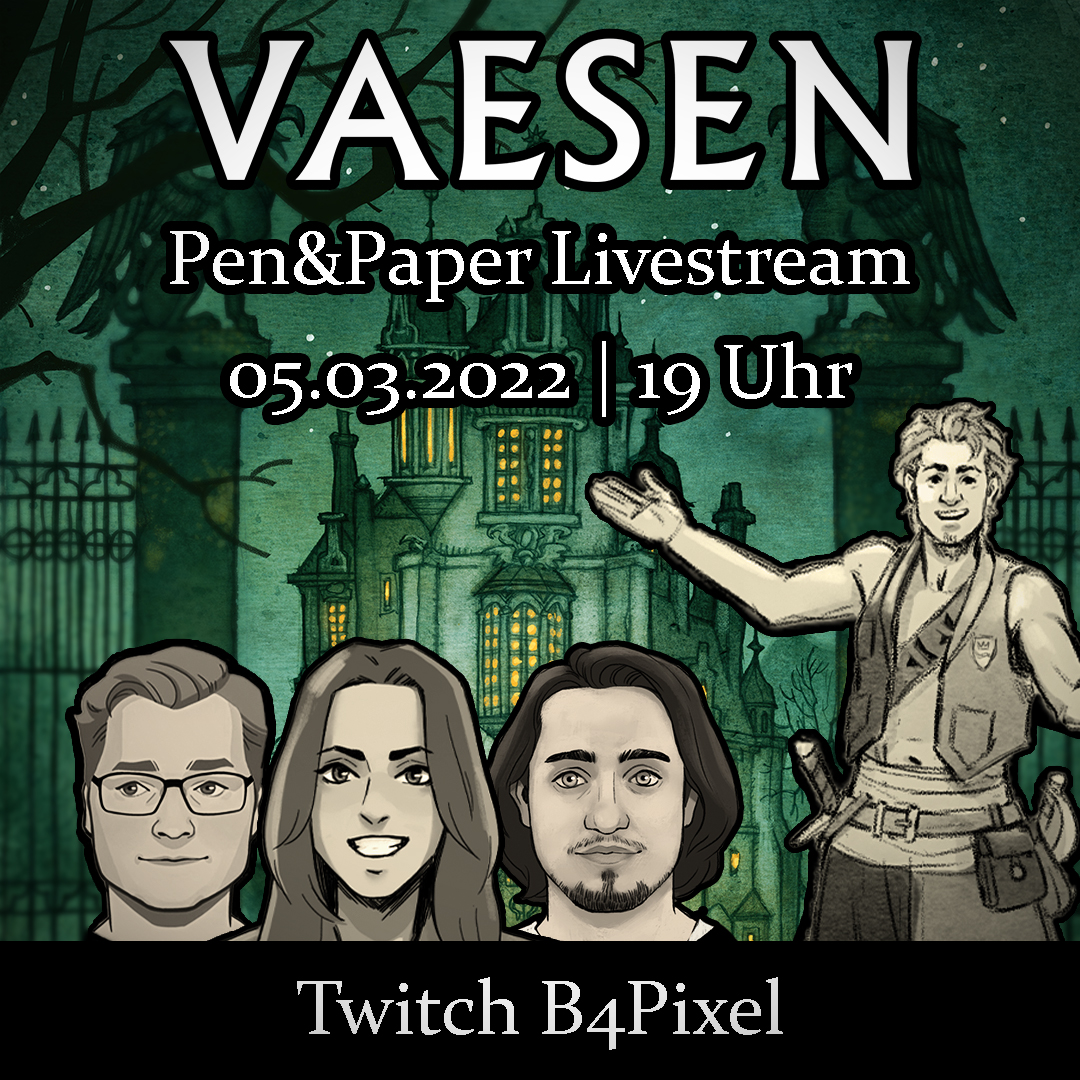 B4Pixel (@b4pixel) on Twitter photo Es naht ein Pen&Paper One Shot mit Brinben und allen DMs der B4Pixel DnD Serien! Am 05.03.22 gibt es ab 19 Uhr einen Livestream auf dem B4Pixel Twitch Kanal. Gespielt wird im nordischen, schaurig-mystischen Vaesen Universum von <a href="/FreeLeaguePub/">Free League Publishing</a>: “Das Haus des Doktor Tafströn” Es naht ein Pen&Paper One Shot mit Brinben und allen DMs der B4Pixel DnD Serien! Am 05.03.22 gibt es ab 19 Uhr einen Livestream auf dem B4Pixel Twitch Kanal. Gespielt wird im nordischen, schaurig-mystischen Vaesen Universum von <a href="/FreeLeaguePub/">Free League Publishing</a>: “Das Haus des Doktor Tafströn”
