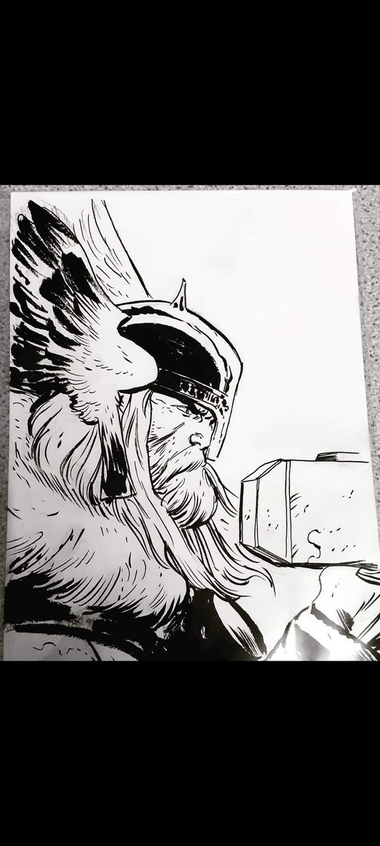 RT @danmcdaid: The Mighty #Thor, another sketch for the #dega Deluxe Pack https://t.co/nO7XrgNORT