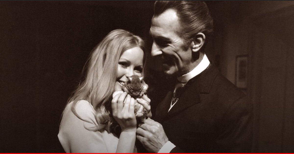 I’m sad to report the loss of Veronica Carlson. Veronica worked on several Hammer films along side Christopher Lee and Peter Cushing. Her beauty and talent will be missed. #RIP #Hammerfilms
