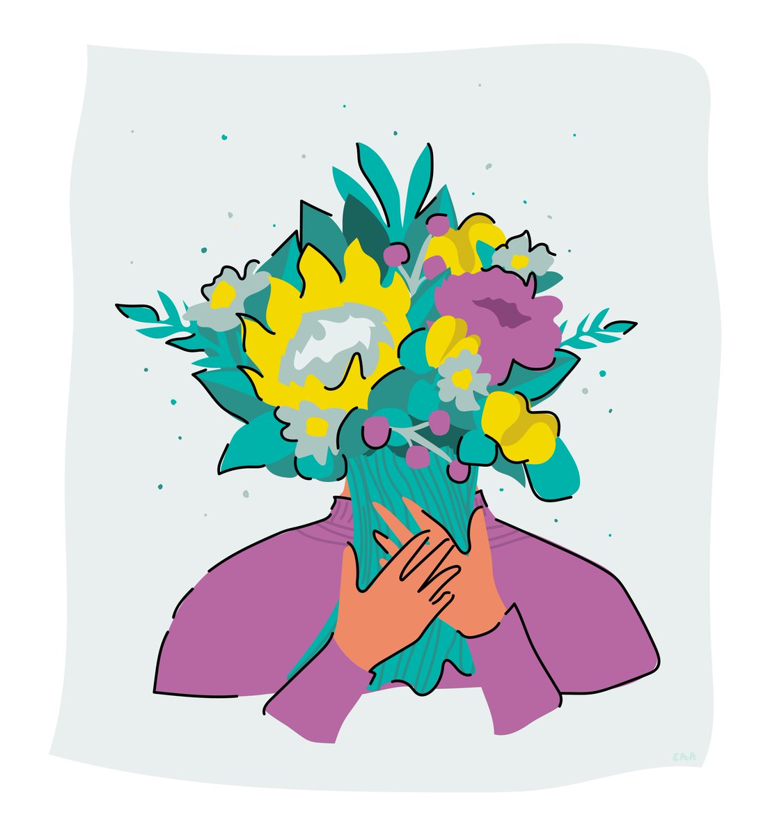 ThatsSoCreative's tweet photo. Our graphic designers personally crafted floral designs, inspired by the prospect of spring, love of art, and #FloralDesignDay!

[left graphic: Elizabeth Allen; right graphic: Brandin Graham]

#GraphicDesign #MondayMorning #Artist #ChicagoAgency https://t.co/E9lyRiQvhg