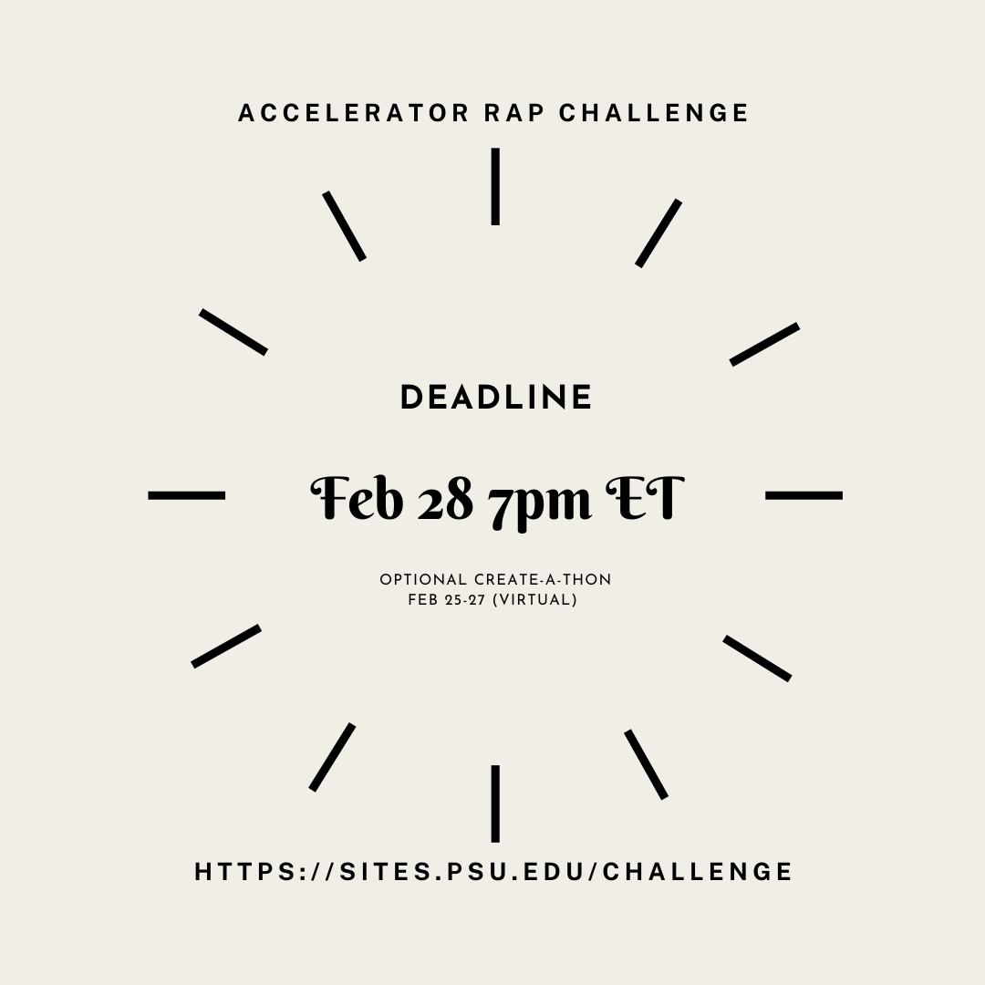 Accelerator Rap Challenge tweet media