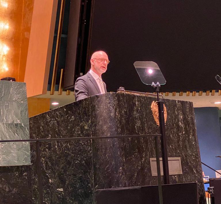 Strong Nordic-Baltic statement at the UN General Assembly. “To those Governments who still refer to two parties to a Conflict: if Russia stops fighting there will be no more war. If Ukrainians stop fighting there will be no more Ukraine.” #StandWithUkraine 🇺🇦🇩🇰🇪🇪🇫🇮🇮🇸🇱🇻🇱🇹🇳🇴🇸🇪