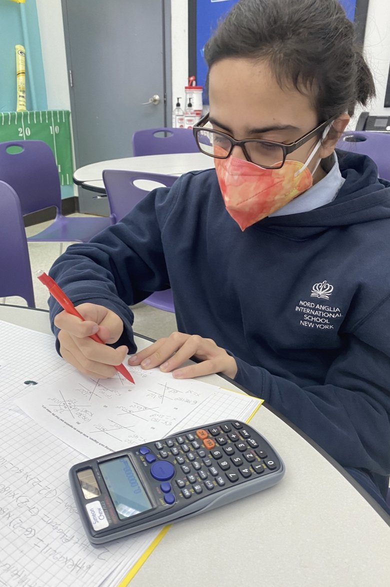 NAISNY's tweet image. Demonstrating your understanding in different ways is a key part of #NAISNY learning. Upper School students use their understanding of geometry in different contexts.