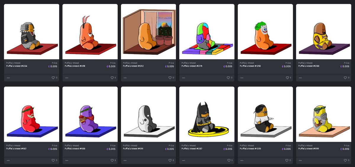 freud_ed's tweet photo. Unsold rare Puffies that are still available! You can check and find. Don't miss the floor prices!
https://t.co/8IXvO6no2J
#NFTs #NFTCommunity https://t.co/Dqu4u9u3lG