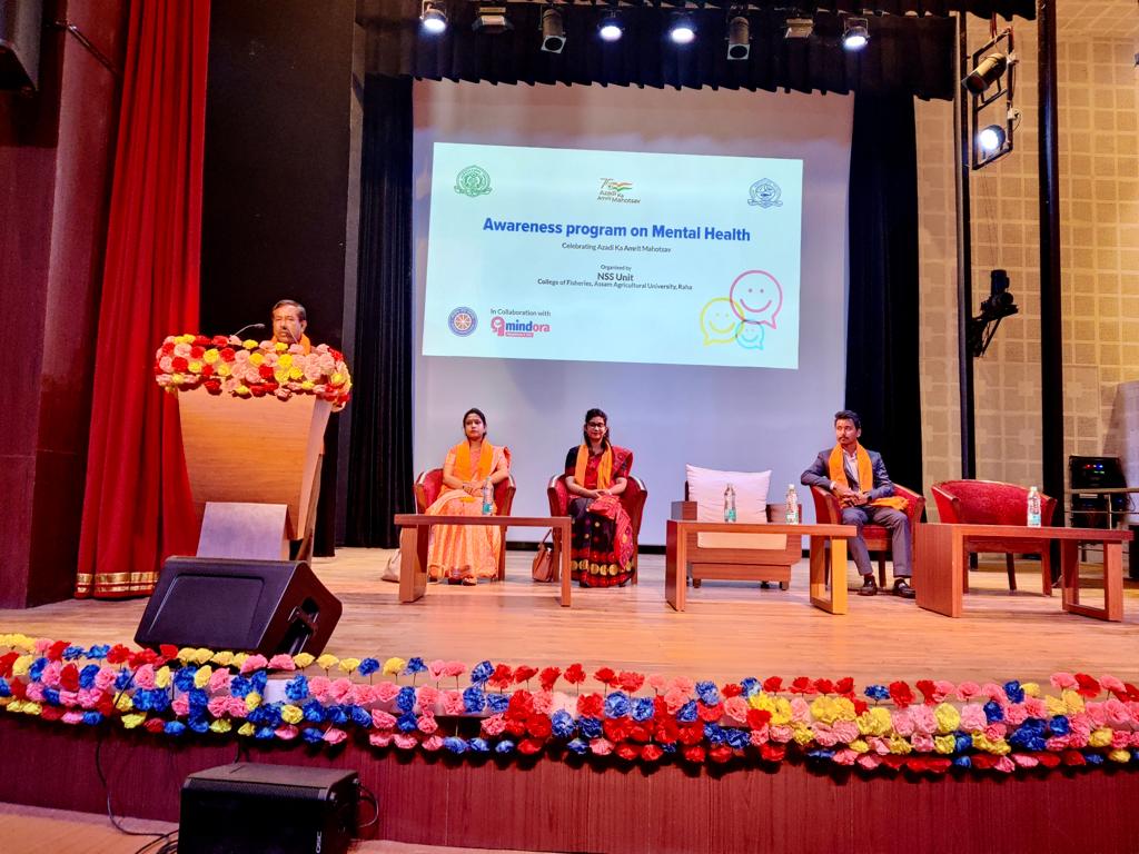 mindoraindia's tweet photo. Today, dated 28th February, 2022; the NSS Unit, College of Fisheries, Assam Agricultural University, Raha conducted “Awareness Program on Mental Health” and we are glad to be a part of it. We are thankful to our experts and the College fraternity for having us. https://t.co/UnNGWOa4P0