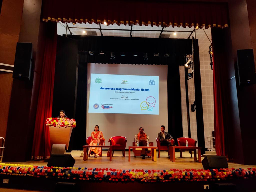 mindoraindia's tweet photo. Today, dated 28th February, 2022; the NSS Unit, College of Fisheries, Assam Agricultural University, Raha conducted “Awareness Program on Mental Health” and we are glad to be a part of it. We are thankful to our experts and the College fraternity for having us. https://t.co/UnNGWOa4P0