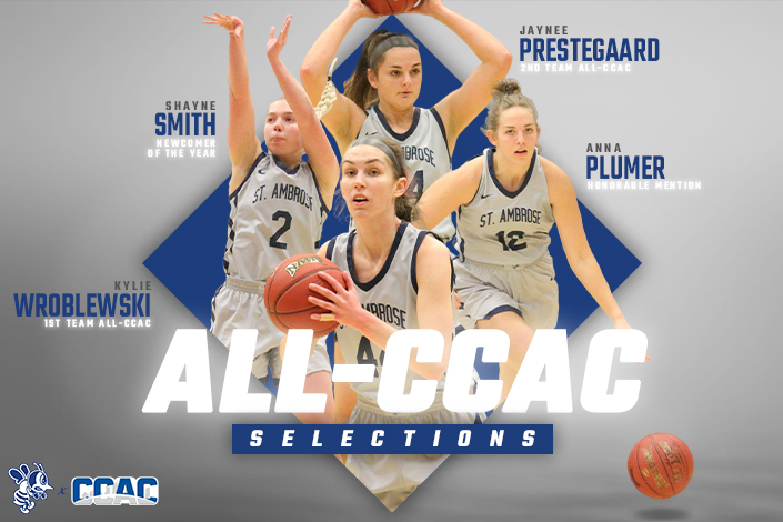 Women's Basketball: Kylie Wroblewski (1st team), Jaynee Prestegaard (2nd team), Anna Plumer (hon. mention) and Shayne Smith (Newcomer of the Year) recognized by the CCAC
 - saubees.com/article/5329.p…