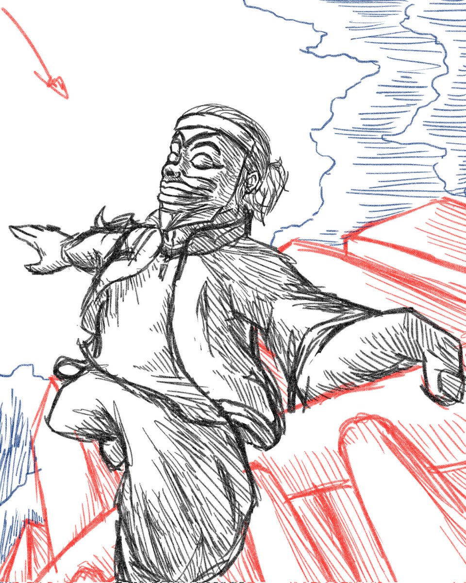 kendylanz's tweet image. Just finish rough sketch for next drop &apos;Astrajingga Act #2&apos; 
#sketch #wip