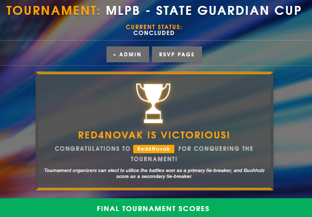 Congratulations @Red4novak for sweeping this months Guardian Cup!

Please join us for next months Obsidian Cup!

silph.gg/t/wmwp/mlpb-st…

THIS WILL HAVE THE SAME PRIZE STRUCTURE!

We will also be starting on a Monday, March 7th @7:00PM