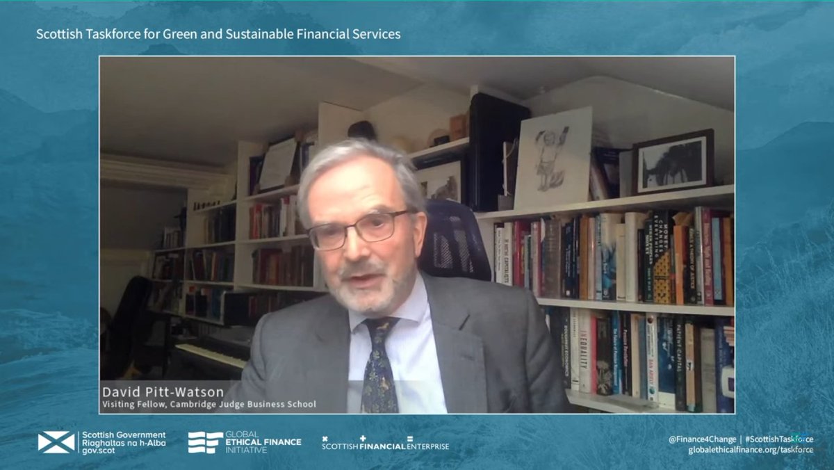Finance4Change's tweet photo. David Pitt-Watson closes the #ScottishTaskforce launch, thanking @MarkJCarney, @_KateForbes, @JohnGlenUK, Dm Susan Rice &amp; more, and welcoming the spirit of collaboration within Scotland and wider UK on #GreenFinance.

Learn more: https://t.co/sd5xAhVPAD https://t.co/diUWv8M2Z1
