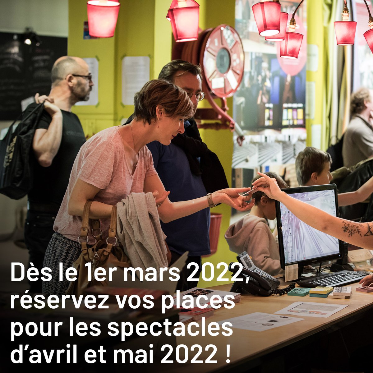 À vos marques, prêts, réservez ! 🎟️

Demain, il sera possible d’acheter vos billets pour les spectacles d’avril et mai !
La #billetterie en ligne sera accessible dès 00h mais il faudra patienter jusque 14h pour réserver vos billets sur place ou par tél.
➡️ legrandbleu.com